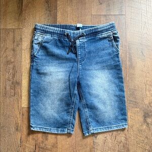 Primark Faded Blue Men's Denim Drawstring Shorts